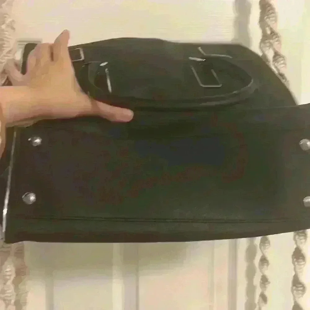 Michael Kors Black Hamilton Large Saffiano Leather Shoulder Bag Crossbody - Picture 15 of 15